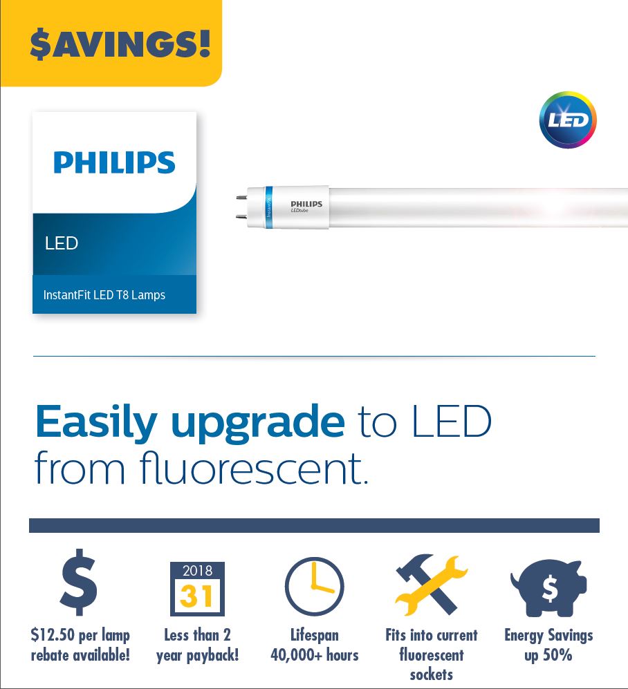 Upgrade to LED T8